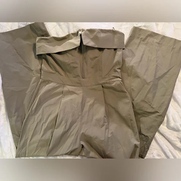 NWT Zara Elegant Strapless Jumpsuit - Picture 5 of 10